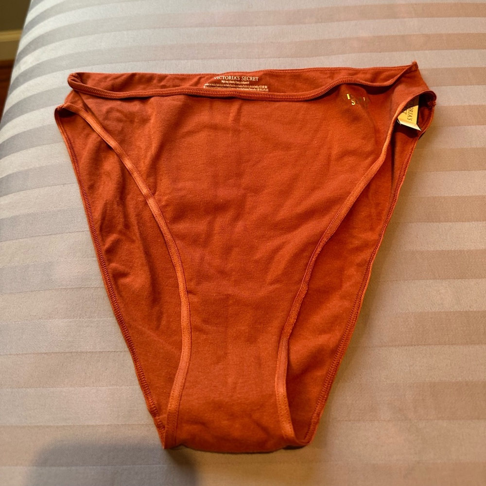 NWT- Victoria Secret Orange bikini style Underwear